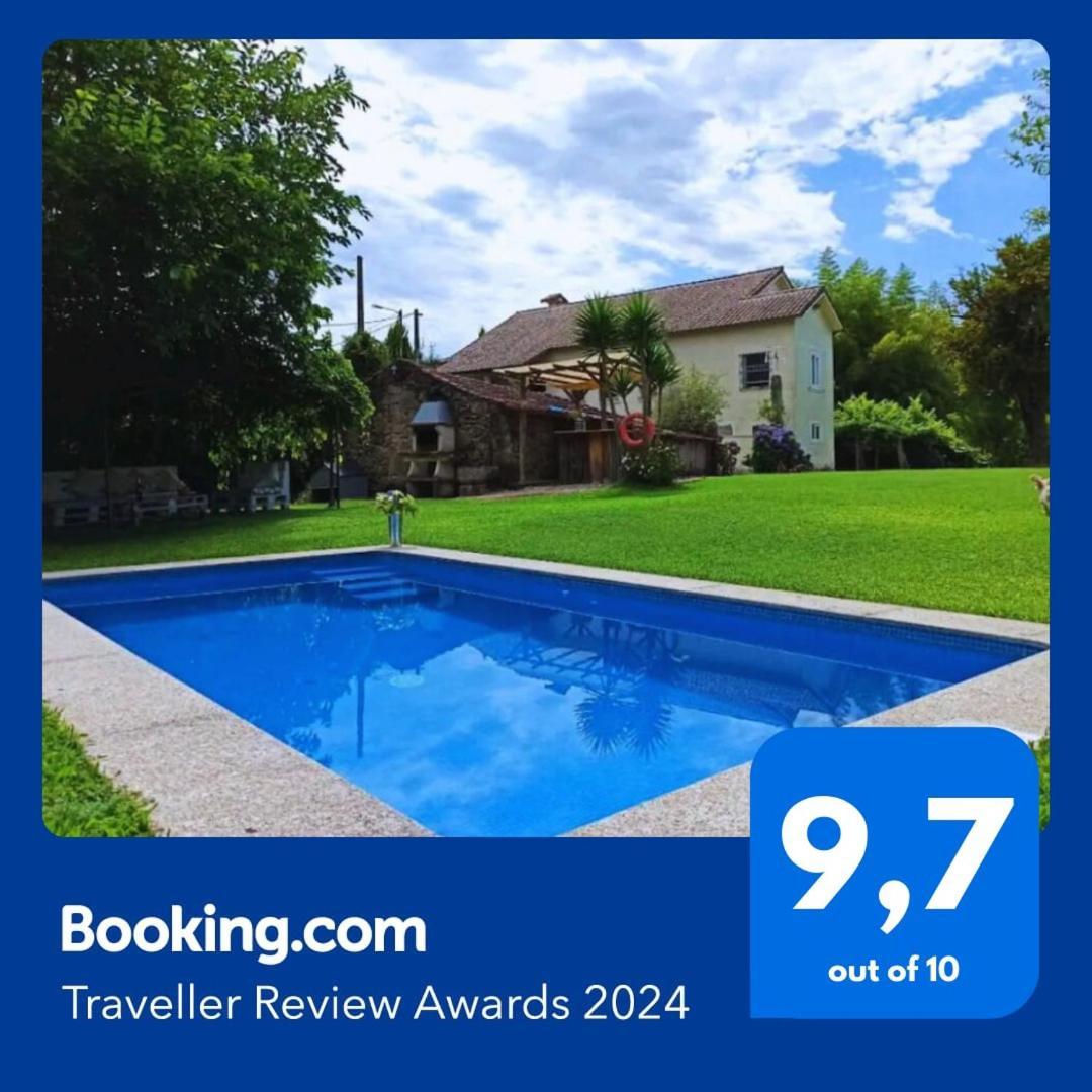 A Vina De Lina. Turismo Rural Con Piscina Y Finca. 폰테베드라 외부 사진